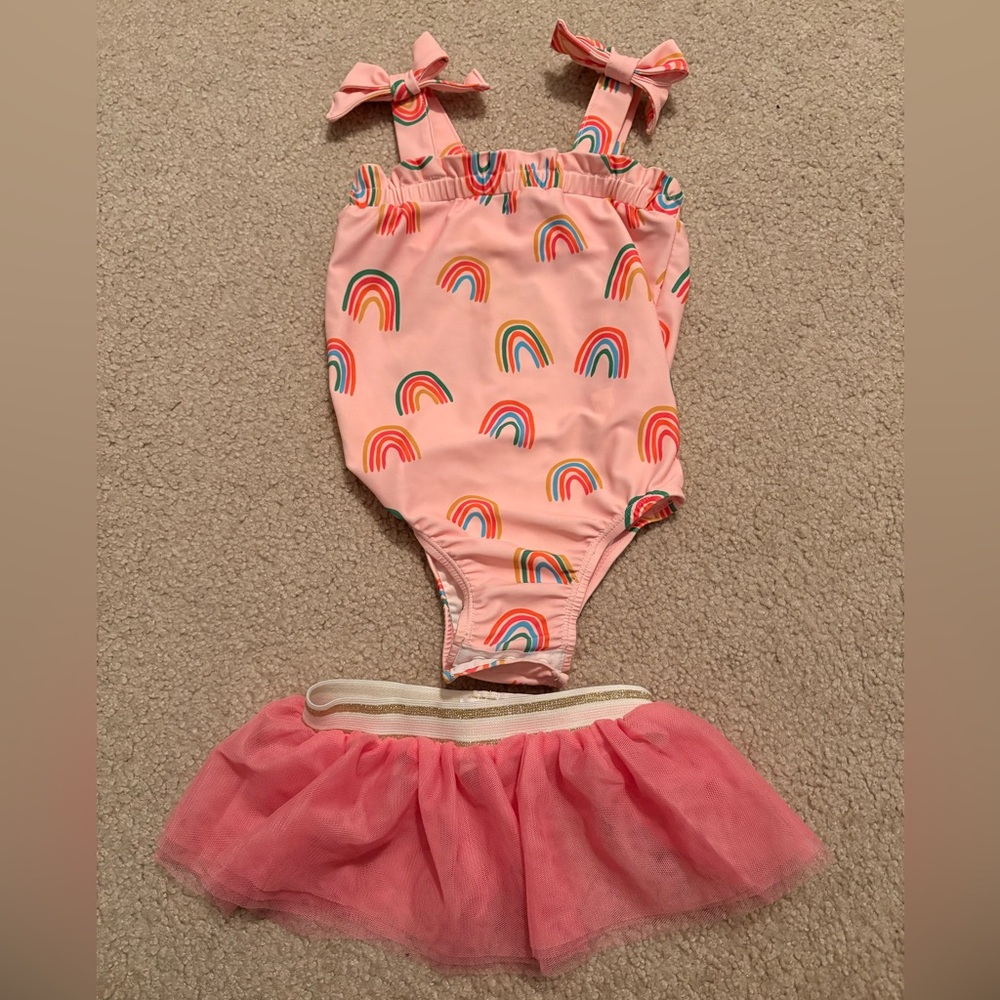 Mud Pie Pink and Gold Tutu Skirt